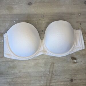 Wacoal 34DD Beige Nude Strapless Bra Style 854119 Red Carpet Bra